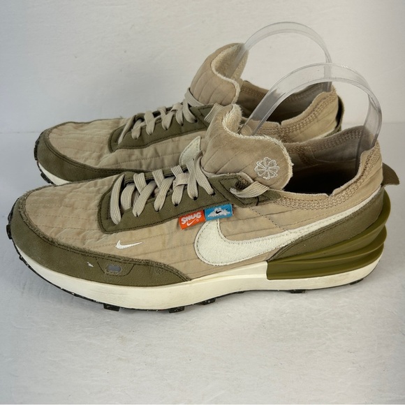 ❤️ Nike Waffle One Premium Rattan Toasty Green Sail Men’s Size 8 Shoes - Picture 6 of 8